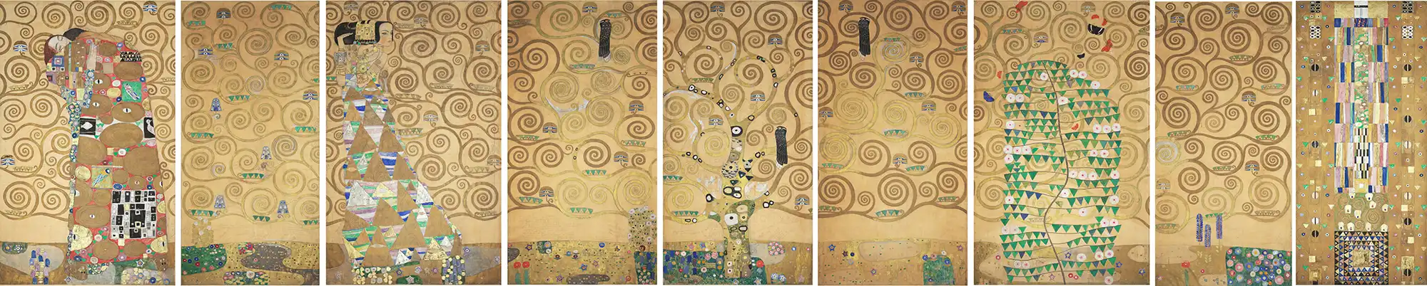 Tree of Life(Nine Working Drawings for the Execution of a Frieze for the Dining Room)